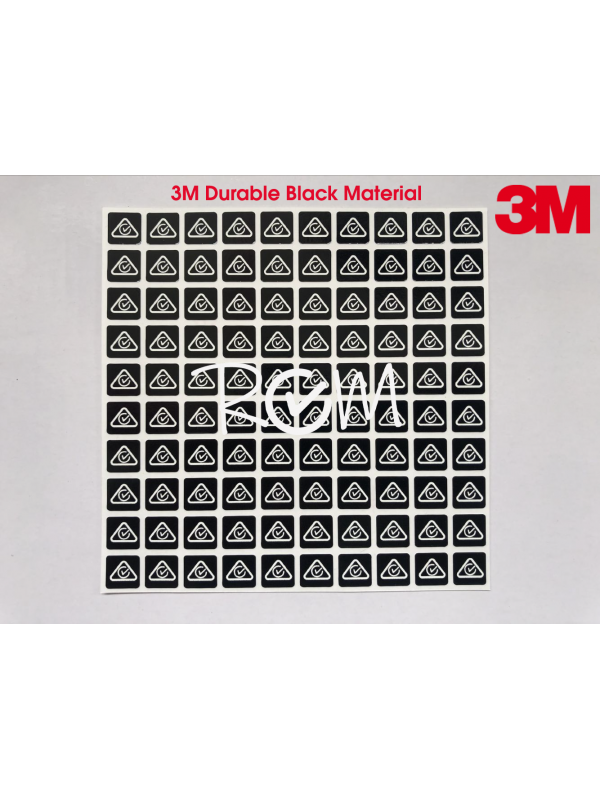 RCM labels, RCM Stickers, RCM logo